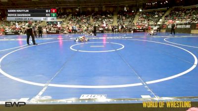 64 lbs Consi Of 8 #1 - Aiden Kruttlin, MI-Rev vs Royce Davidson, Peterson Grapplers