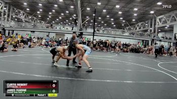175 lbs Round 2 (8 Team) - Jared Marine, Savage King Pins vs Curtis Rebert, Gettysburg
