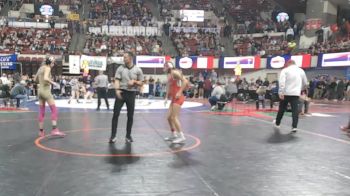 G - 105 lbs Champ. Round 2 - Gwynevere Brown, Beaverhead Co. (Dillon) (Girls) vs Riley Pattison, Glasgow (Girls)