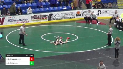 96 lbs Round Of 32 - Cade Strauss, Northampton vs Elijah Foltz, Palmyra