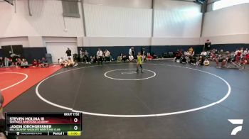 60 lbs Champ. Round 1 - Jaxon Kirchgessner, Hill Country Wildcats Wrestling Club vs Steven Molina Iii, Sentinels Wrestling Academy