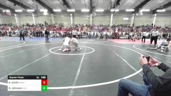 120 lbs Quarterfinal - Kannon Smith, Snowflake Lobos vs Delroy Johnson, Sheepcamp Wrestling