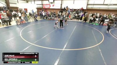 49 lbs Semifinal - Jase Imlay, Iron County Wrestling Academy vs Rex Orpinela, Shootbox Wrestling Club