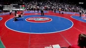 125 lbs Semifinal - Abelinda Tercero, Gilmer County vs VERA SPENCER, North Oconee