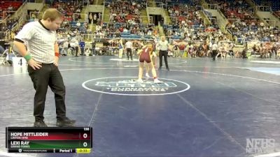 136 lbs Cons. Round 1 - Hope Mittleider, Linton-HMB vs Lexi Ray, Grand Forks