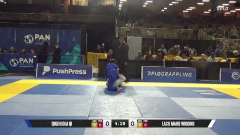 Lacie Marie Wiggins vs Qinzhuola Qi 2025 Pan Jiu Jitsu IBJJF Championship