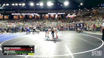 1A 132 lbs Quarterfinal - Talon Maple, Zephyrhills Christian vs Roman Maldonado, Palm Bay