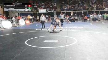 D 2 132 lbs Cons. Round 2 - Sayge Theriot, North Vermilion vs Jett Venable, Carencro