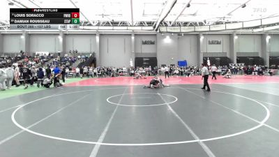 157 lbs Quarterfinal - Louis Soracco, Fairfield Warde vs Damian Rousseau, Staples