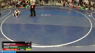 100 lbs Quarterfinal - Payson McMahon, Shootbox vs Brenner Clyde, Hurricane