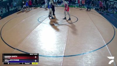 145 lbs Cons. Round 2 - Hamish Smith, Montana vs Wallace Evans, Alaska