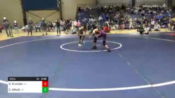 90 lbs Semifinal - Daniel Krutules, The Wrestling Center vs Caden Alford, Guerrilla Wrestling Academy