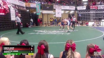 165 lbs Cons. Semi - Augustus Johns, Minneapolis vs Creyo Koop, Howard-West Elk