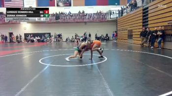 132 lbs Quarterfinal - Lorenzo Romero-Hill, Dallas vs Zorina Johnson, Ida B. Wells