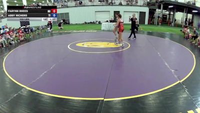 105 lbs Farynn Rhees, Missouri vs Abby Richers, Texas