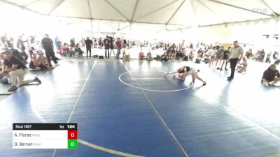 86 lbs Semifinal - Andrew Flores, Rough House vs Daniel Bernal, Chagolla Trained WC