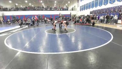 126 lbs Champ. Round 1 - Zak Wood, Sandpoint vs Liam Pettit, Priest River