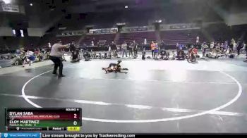 77 lbs Round 4 (10 Team) - Dylan Saba, Colorado Regulators Wrestling Club vs Eloy Martinez, Pueblo All Stars