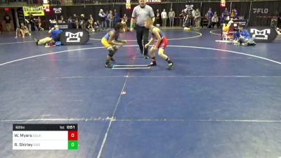 82 lbs Round Of 16 - Wyatt Myers, Solanco vs Raeion Shirley, Erie