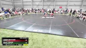 100 lbs 2nd Wrestleback (16 Team) - Joseph Bratcher, Kentucky vs Brady Gesler, Wisconsin Blue