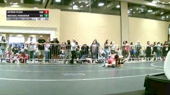 132 lbs Quarterfinal - Jayden Plata, Team Thunder vs Michael Pabustan, Red Dot WC