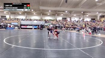 Girls 100 lbs Cons. Semi - Libby Lee, Knoxville Halls High School vs Addyson Brown, McGavock High School