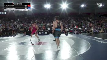 79 lbs 3rd Place Match - Simon Ruiz, Spartan Combat RTC/ Titan Mercury Wrestling Club (TMWC) vs Ethan Riddle, Minnesota - RTC