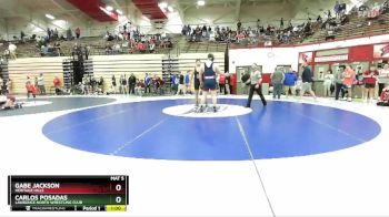 285 lbs Cons. Round 4 - Gabe Jackson, Heritage Hills vs Carlos Posadas, Lawrence North Wrestling Club