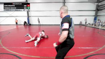 126 lbs Rr Rnd 1 - Luke DeSantis, All-American Wrestling Club HS vs Thomas Bencho, Micky's Maniacs White