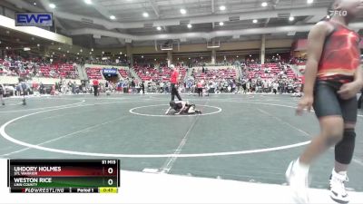 43 lbs Quarterfinal - Weston Rice, Linn County vs Uhdory Holmes, STL Warrior