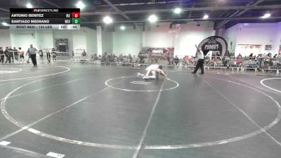 144 lbs Consi Of 8 #1 - Antonio Benitez, Ike Mob vs Santiago Medrano, Wlv Jr Wrestling