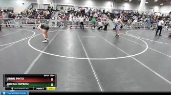 145 lbs Champ. Round 2 - Vinnie Pinto, IL vs Joshua Romero, TX