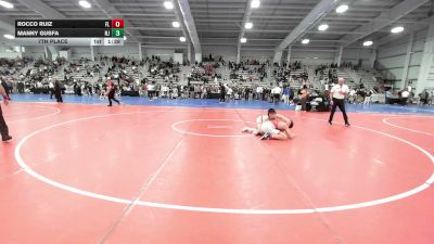 160 lbs 7th Place - Rocco Ruiz, FL vs Manny Gusfa, NJ