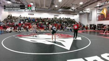 157 lbs 1st Place Match - Braxton Robinson, Kearney vs Nicholas Penfold, Broomfield