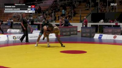 61kg (non-olympic) Cons. Semi - Etienne Sah, Cattown Wrestling Club vs Marques Calapiz, Burnaby Mountain Wrestling Club