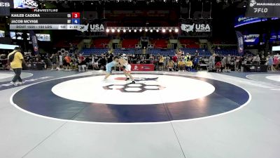 150 lbs Cons. Sub-rd Of 32 - Kaileb Cadena, CA vs Jacob McVige, NY