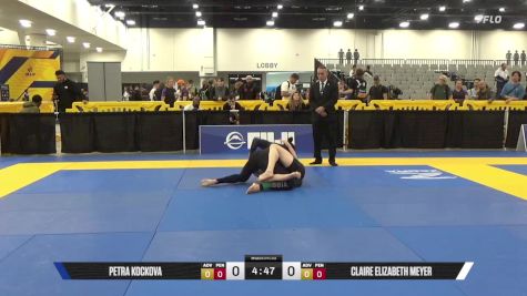 CLAIRE ELIZABETH MEYER vs PETRA KOCKOVA 2025 World IBJJF Jiu-Jitsu No-Gi Championship