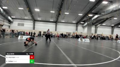 80 lbs Rr Rnd 2 - Brendan Horman, Thoroughbred Wrestling Academy (TWA) vs Emery Zeller, Black Fox Wrestling Academy