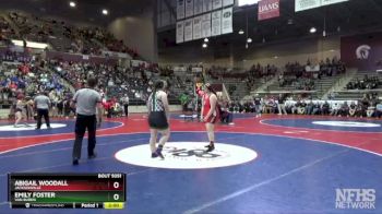 5A 235 lbs Quarterfinal - Emily Foster, Van Buren vs Abigail Woodall, Jacksonville