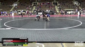 6A 113 lbs Quarterfinal - John Duncan, Pike Road School vs Andrew Rath, Northridge High School