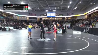 117 lbs Champ. Round 1 - Dianna Pineda, Alfred State vs Clare Booe, King University