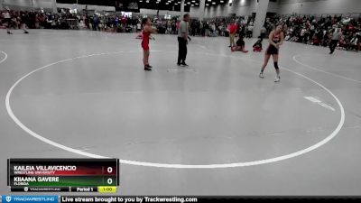 125 lbs Cons. Round 2 - Kaileia Villavicencio, Wrestling University vs Kiiaana Gavere, Florida