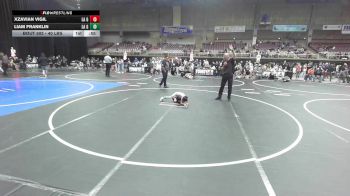 40 lbs Rr Rnd 1 - Xzavian Vigil, La Gente WC vs Liam Franklin, La Gente WC