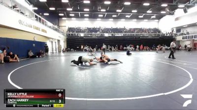 174 lbs Cons. Round 2 - Zach Harkey, Cerritos vs Kelly Little, Sacramento City College