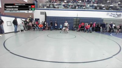 71 lbs Cons. Round 2 - Spencer Kidd, Declo Stingers vs Karder Fitter, Small Town Grims