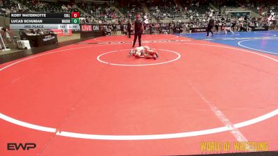 64 lbs 3rd Place - Koby Waterkotte, Collum Trained vs Lucas Schuman, Mat Assassins