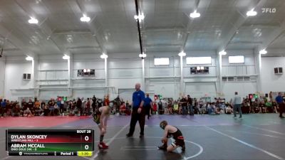 76 lbs Round 6 (10 Team) - Dylan Skoncey, Wrestling Mill vs Abram McCall, Ohio Gold 24K