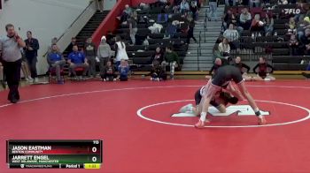 113 lbs Cons. Semi - Jarrett Engel, West Delaware, Manchester vs Jason Eastman, Benton Community