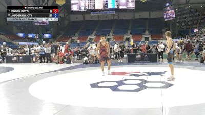 138 lbs 5th Place Match - Jensen Boyd, Indiana vs Louden Elliott, New York