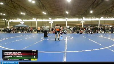 95 lbs Champ. Round 1 - Stryker Hewlett, Mountain View Middle School vs Terance O`Connor, Salmon